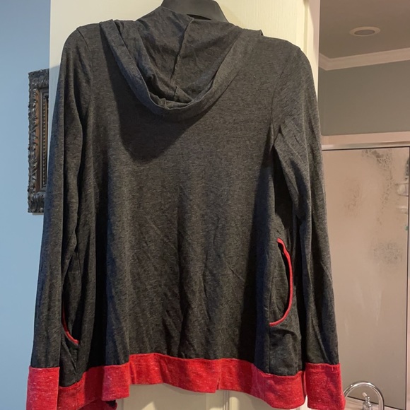 Hooded open cardigan. Small. Texas Tech. Worn once - Picture 5 of 5